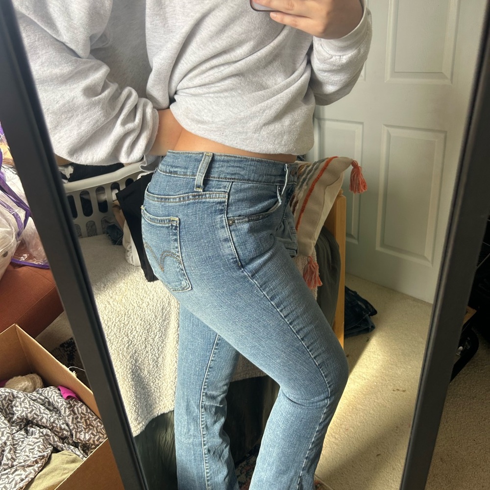 Levi’s Women Boot Cut 515 Blue Jeans - Picture 3 of 11